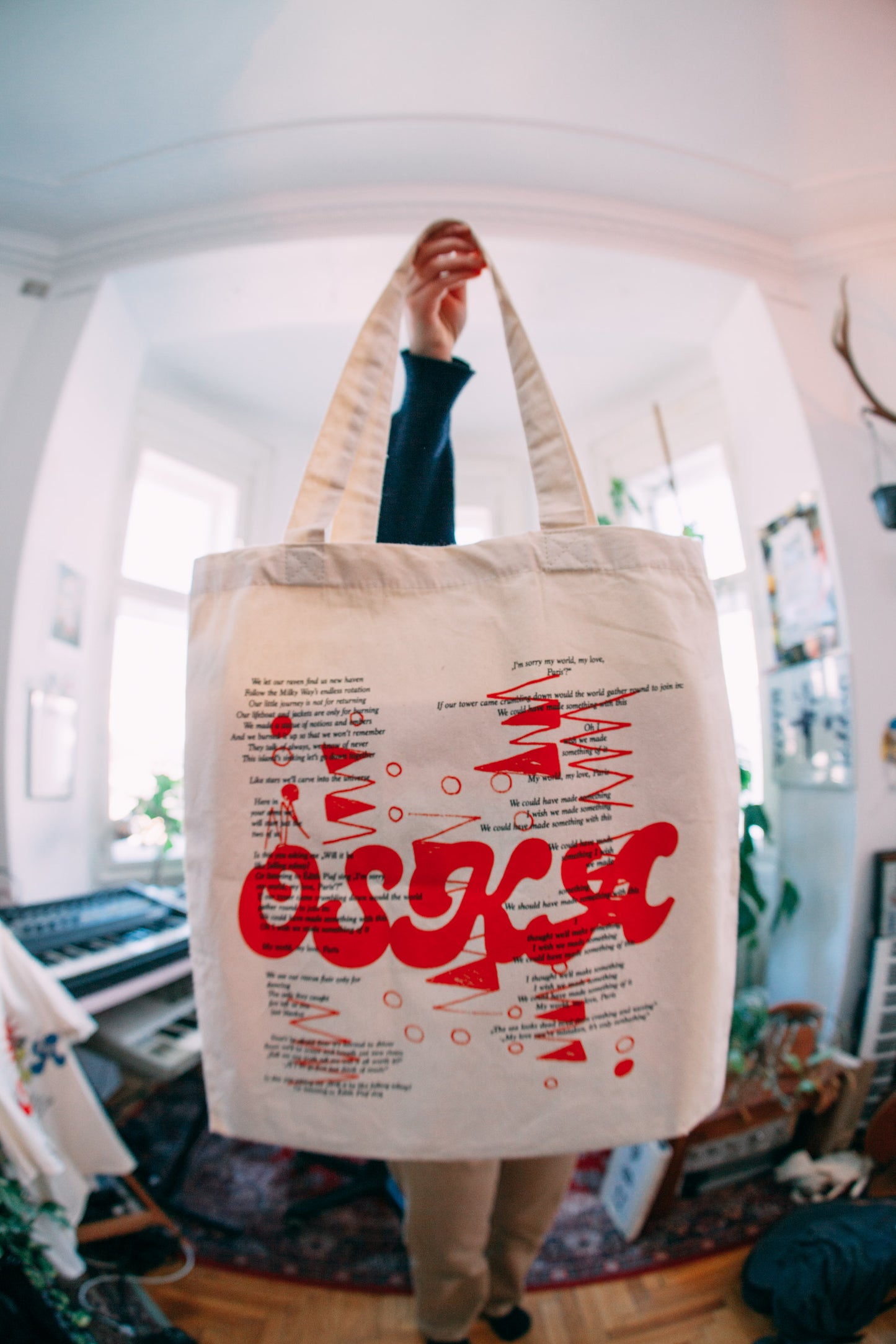 OSKA Tote Bag "Lyrics"